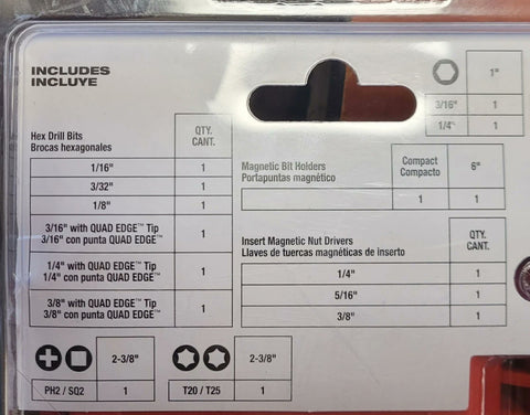 Milwaukee 48-32-4098 Shockwave 75 Pc Drill Drive Bit Set 1/4" Hex Shank PACKOUT