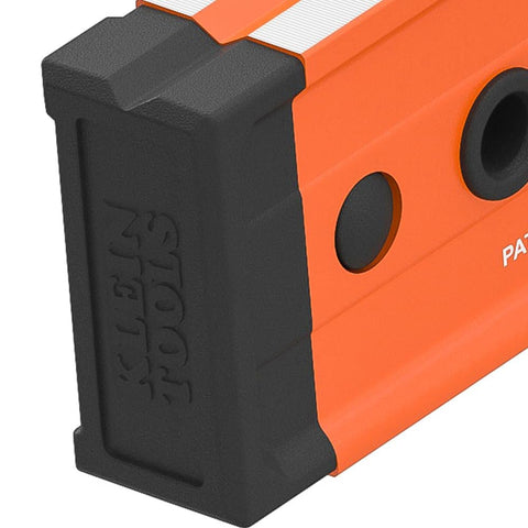 Klein Tools 93572 72-Inch Box Level, 6-Foot Box Beam Spirit Level, 3 Vials, High Visibility Orange, Aluminum Body