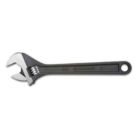 Crescent 8" Adjustable Black Oxide Wrench, Bagged - AT28BK
