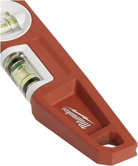 New Milwaukee 48-22-5210 Magnetic Level 10" Die Cast SHARPSITE 360° Locking Vial