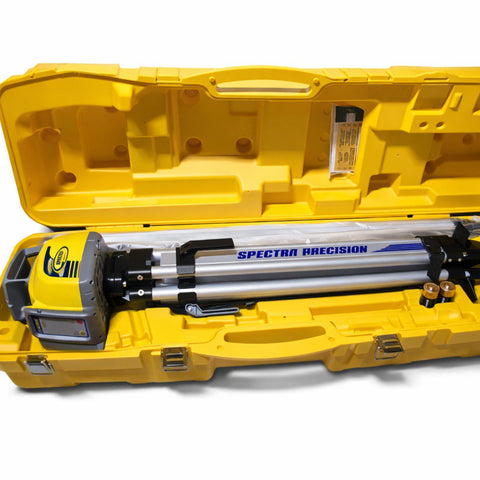Spectra LL300N-1 Self Leveling Laser Level Kit HL450 Receiver Clamp 15 ft Tripod