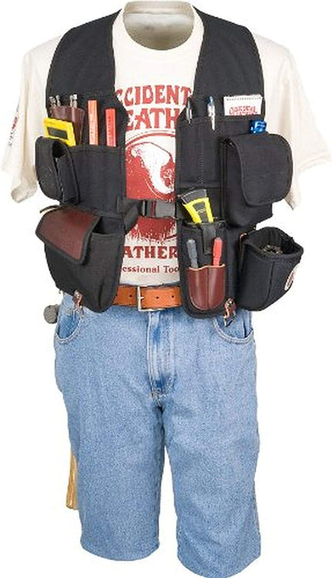 Occidental Leather 2535 18-Pockets Ergonomically Designed Builders' Tool Vest