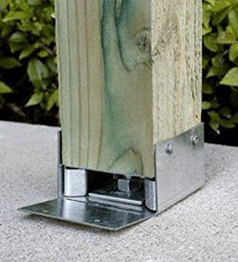 Simpson Strong-Tie 6" X 6" ABW Wood Post Galv Steel Support Base ABW66Z, 10Pk