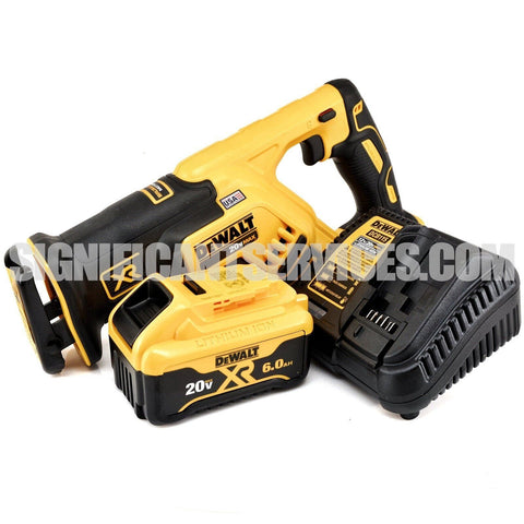 DEWALT DCS367 20V 6.0 AH Li-Ion Brushless Compact Reciprocating Saw Kit
