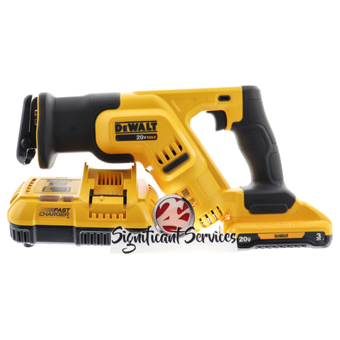 DeWALT DCS387B 20V 20 Volt MAX XR Li-Ion 3.0 Ah Compact Reciprocating Saw Kit
