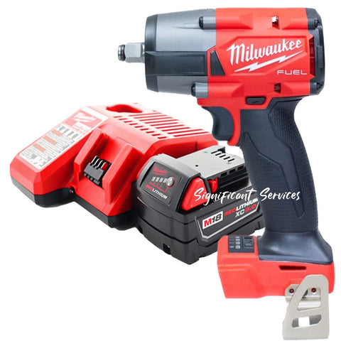 Milwaukee 2962-20 Fuel 1/2" Mid-torque Impact Wrench Friction Ring 5.0 Ah Kit