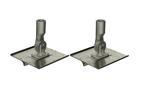 Kraft Tool Co. CC027 8x8In Stainless Steel Walking Seamer Groover with Handle