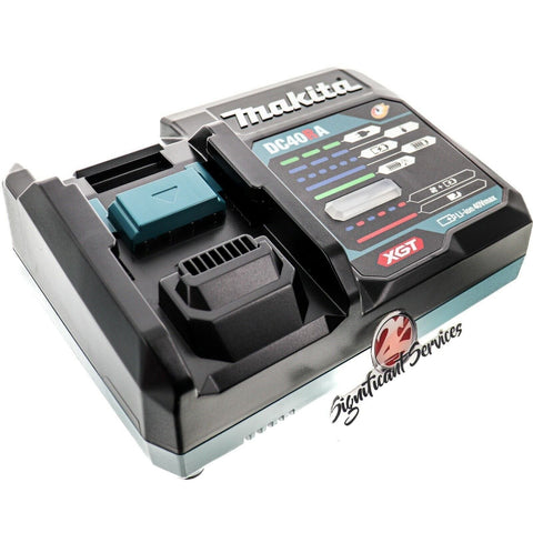 New Makita DC40RA 40V Max XGT Lithium Ion Battery Charger Optimum Rapid Charger