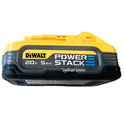 DEWALT DCBP520-2 20V MAX 5Ah Compact Li-Ion Powerstack Battery 2 Pack