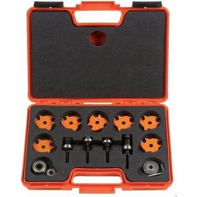 CMT 823.001.11 Slot Cutter Set in Carrying Case, 8mm bore, Carbide-Tipped