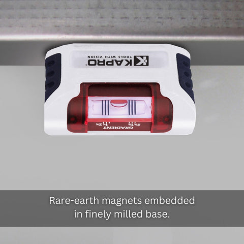 Kapro 946 Smarty Magnetic Cast Pocket Level OPTIVISION and Plumb Site 4 Inch