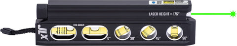 Johnson Level & Tool 5700-0800LZR 8" Magnetic Billet Torpedo Laser Level