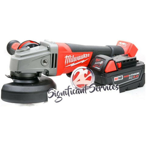 Milwaukee M18 FUEL 2780-20 Cordless Brushless Grinder 4 1/2 5" Paddle Battery