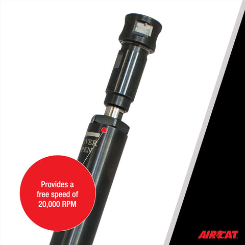 AIRCAT 6270 1.0 HP Composite Extended Straight Die Grinder 20,000 RPM
