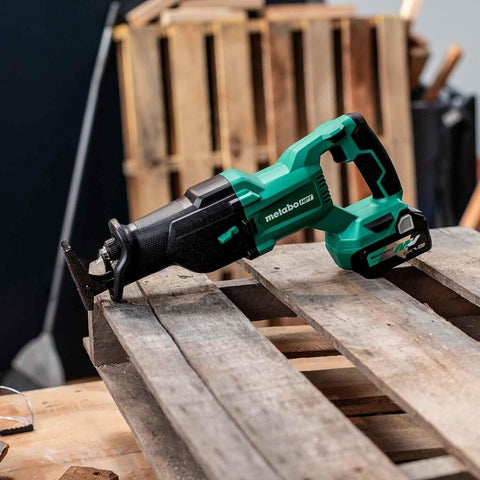 Metabo HPT 18V MultiVolt™ Cordless Reciprocating Saw | Tool Only - No Battery | Counter-balance Housing Reduces Vibration | Orbital Mode | CR18DBQ4
