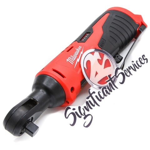 New Milwaukee 2457-20 M12 12V 3/8" Li-Ion Cordless Ratchet 4.0 AH Battery Kit