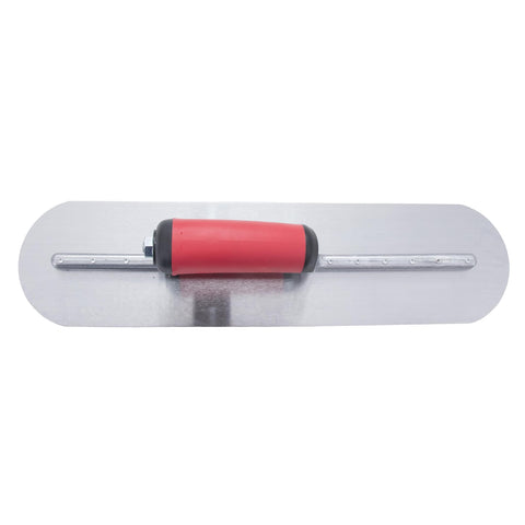 Marshalltown FTFR373R Fully Rounded Concrete Finishing Trowel 14 x 4 in Soft Grip Handle