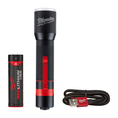 MILWAUKEE'S 2110-21 700-Lumen LED Rechargeable Aluminum Flashlight