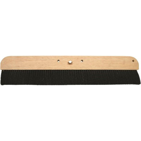 MARSHALLTOWN 6597 Wood Backed Concrete Broom, 24 Inch Size, Horsehair Bristles, Made in The USA