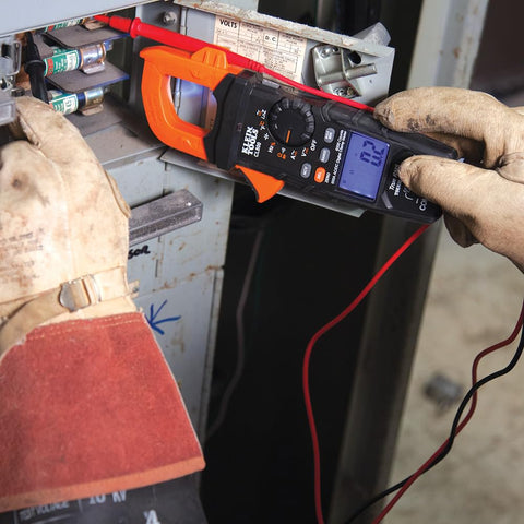 Klein Tools CL800 Digital Clamp Meter TRMS AC/DC LoZ NCVT Temp 1000V 6000 Ct