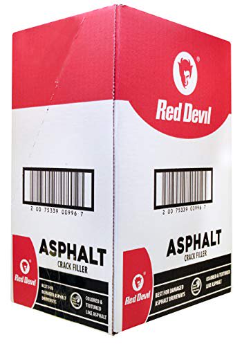 Red Devil 063712 Asphalt Crack Filler Sealant Black Acrylic 10.1 fl oz 12 pk USA