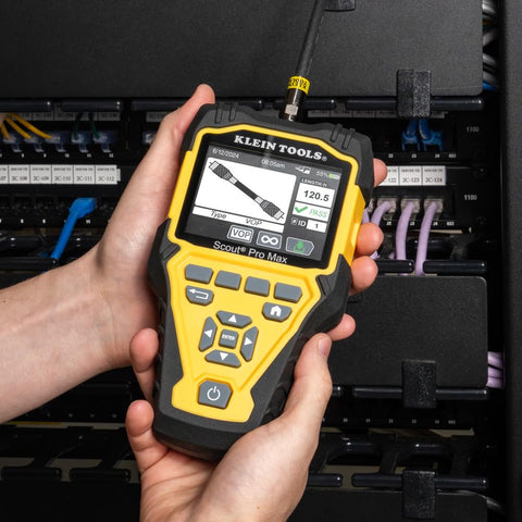 Klein VDV501-770 Scout Pro Max Cable Tester Ethernet Coax Phone Test Map Remotes