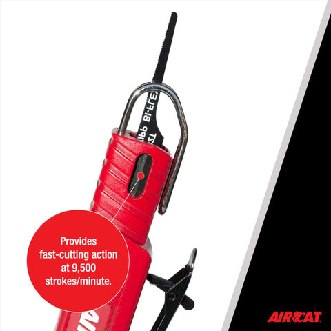 AIRCAT 6350 Low Vibration Reciprocating Air Saw, 9,500 Strokes Per Minute