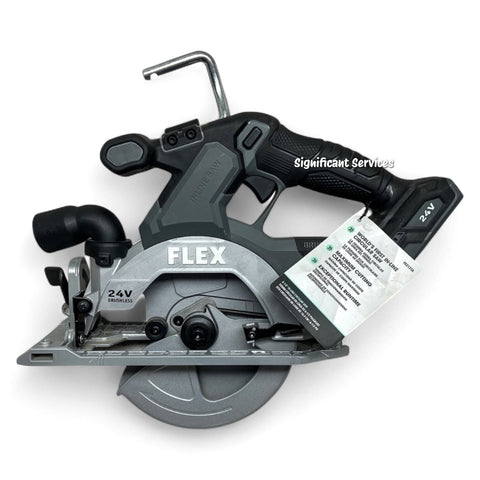 New FLEX FX2131A-Z 24V Li-Ion Cordless Brushless 6-1/2" In-Line Circular Saw
