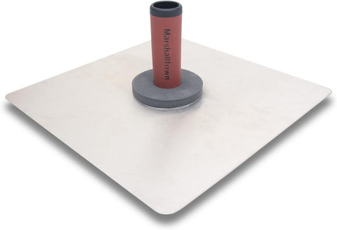 Marshalltown 5206D Plaster Hawk 13 in Magnesium Blade with Callus Preventer Handle