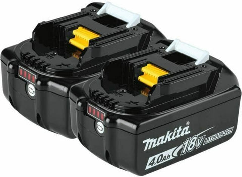 Makita Genuine BL1840B-2 LXT Lithium-Ion Battery 2-Pack 18V 4.0Ah Battery Kit