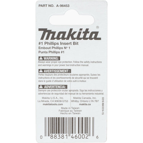 Makita A-96475 Impactx 2 Phillips 1? Insert Bit, 50 Pack, Bulk