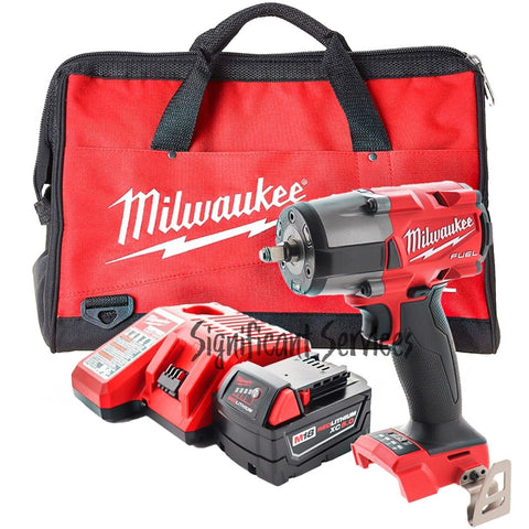 Milwaukee 2960-20 M18 18V FUEL 3/8" Cordless Mid Torque Impact Wrench 5.0 Ah Kit