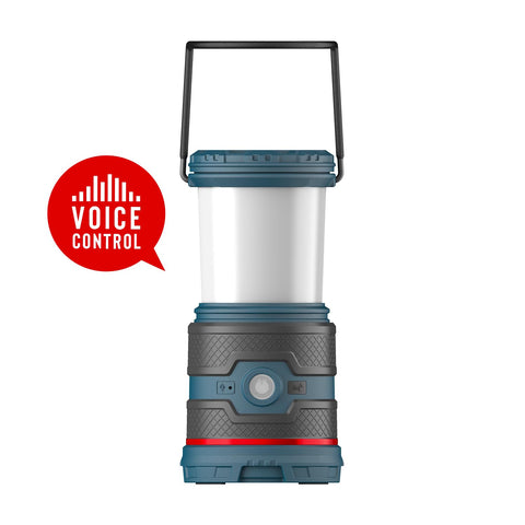 Coast EAL35R 1000 Lumen Voice-Controlled LED Emergency & Camping Area Lantern with Warm, Cool White, Day, Red & Red Flashing Mode, Power Bank Functionality - Ocean