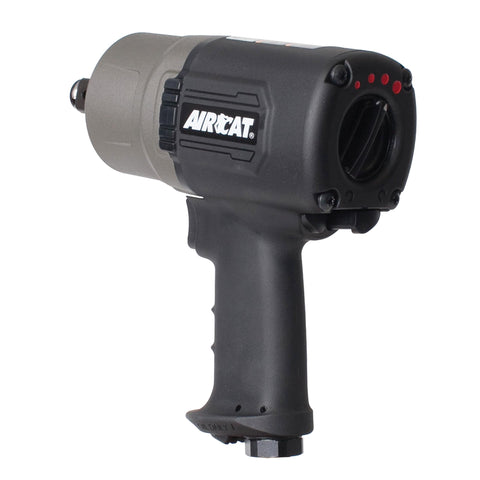 AIRCAT 1770XL 3/4" Pneumatic Impact Wrench 1,400 ft-lb Max Torque Composite