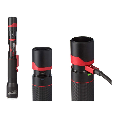 MILWAUKEE'S 2110-21 700-Lumen LED Rechargeable Aluminum Flashlight