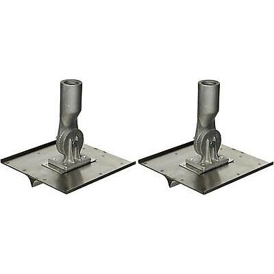 Kraft Tool Co. CC027 8x8In Stainless Steel Walking Seamer Groover with Handle