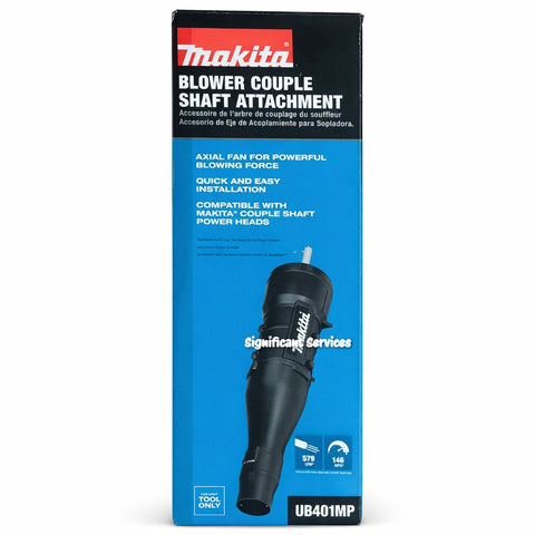 Makita UB401MP 18V 36V Blower Couple Shaft Attachment Axial Fan Power Head
