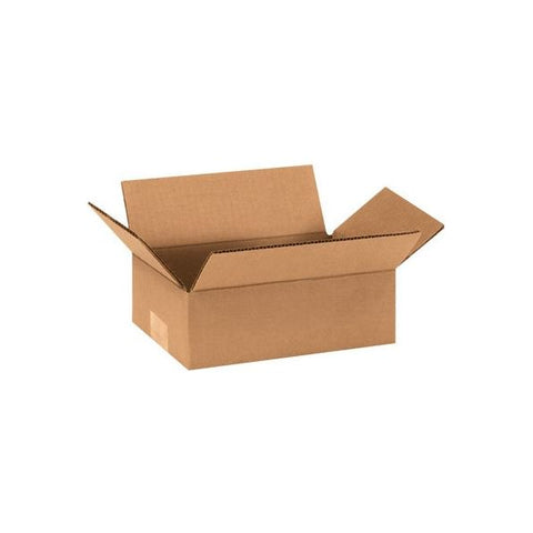 10 x 7 x 3" Flat Corrugated Boxes (25 Pack)