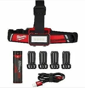 Milwaukee 2115-21 Red Lithium 600 Lumens USB Rechargeable Low-Profile Contractor