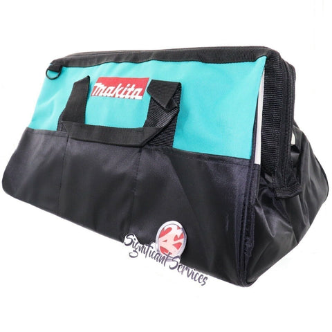 Makita 21" Heavy Duty 10 Pocket Strap Contractor Tool Bag Carry Storage Case