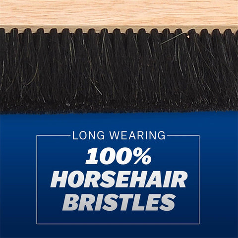 MARSHALLTOWN 6597 Wood Backed Concrete Broom, 24 Inch Size, Horsehair Bristles, Made in The USA