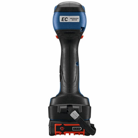 BOSCH GDX18V-1800B12 18V Two-In-One 1/4 In. and 1/2 In. Bit/Socket Impact Driver/Wrench Kit with 2 Ah Standard Power Battery