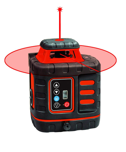 Johnson Level & Tool 40-6532 Self-Leveling Rotary Laser Kit, Red, 1 Kit