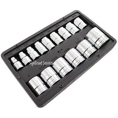 GEARWRENCH 80731 15 Pc. 1/2" Drive 12 Pt. Standard Socket Set