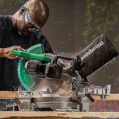 Metabo HPT C1810DFAQ4 18V MultiVolt Cordless 10" Single Bevel Miter Saw BSL1820