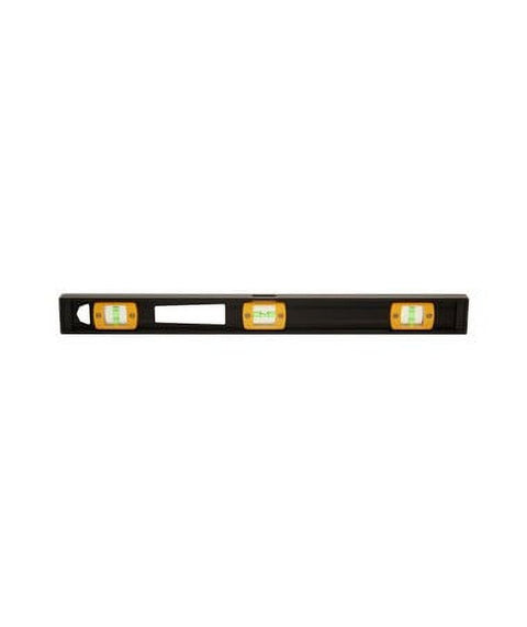 Johnson Level & Tool 3818 Magnetic Professional Aluminum Level, 18", Black, 1 Level,Yellow