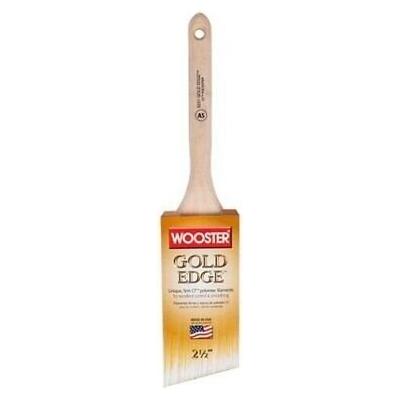 Wooster Brush 5231 3 Inch Gold Edge Angle Sash Paint Brush - Pack of 6