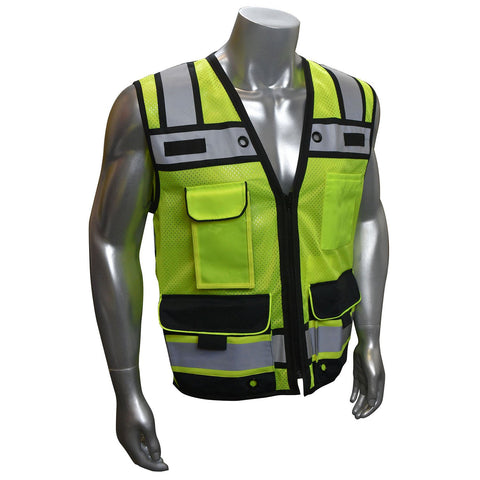 Radians SV65-2ZGM-XL Industrial Safety Vest, Green, X-Large
