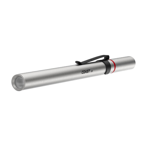 Coast A9R Rechargeable Inspection Beam LED Penlight 54 Lumens Flex Charge Silver