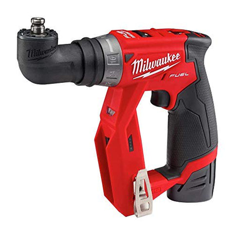 Milwaukee 2505-22 M12 Fuel Installation Drill/Driver Kit, Compact, Forward/Reverse Switch, Keyless Chuck, LED Light, Variable Speed